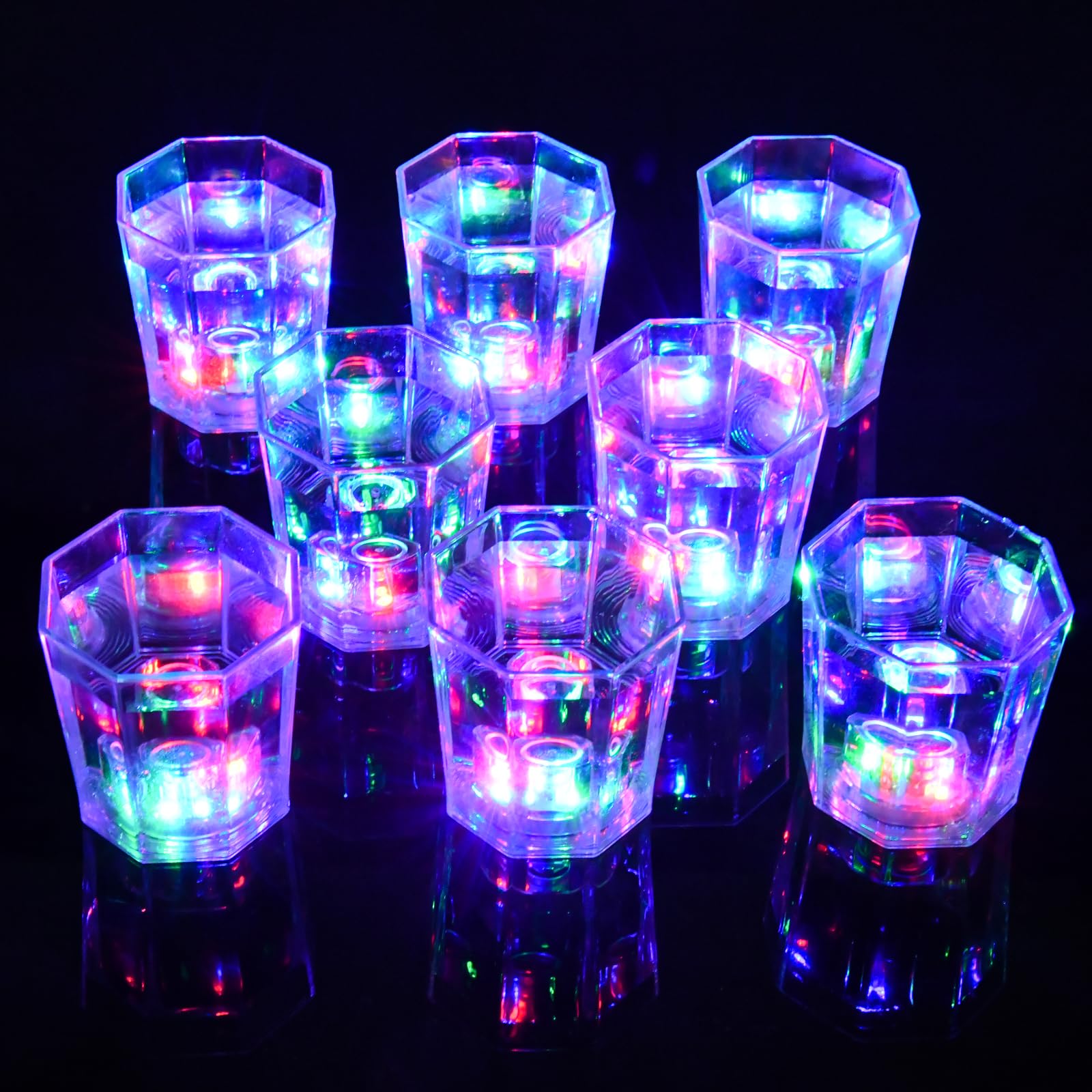 Vaso JTWKING encendido para ambiente festivo y brillante