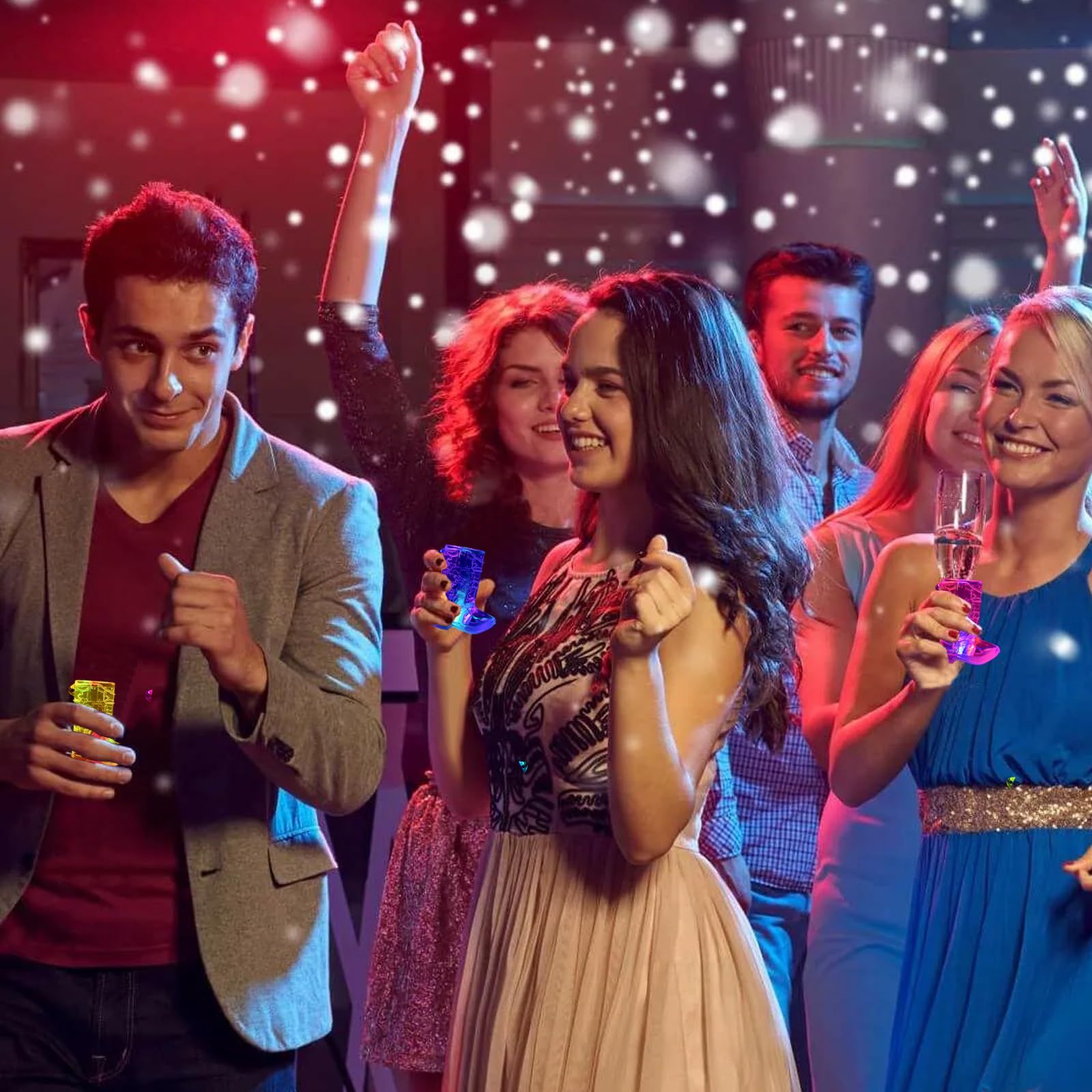 JTWKING vaso chupito plástico duradero, fiable para bebidas en eventos.