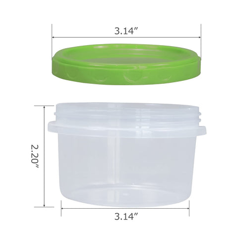 Frascos Jucaifu apilables para organización en refrigerador y alacena