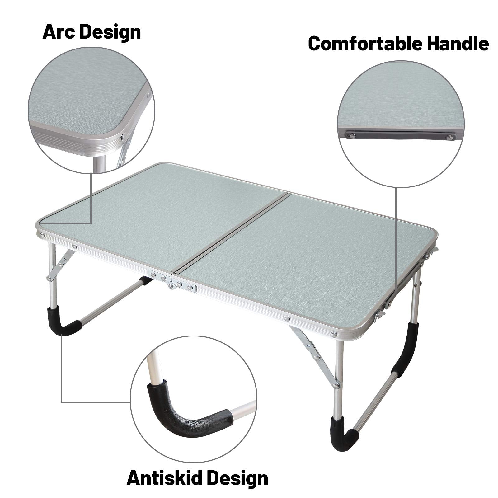 Patas plegables de aluminio de la mesa Jucaifu, desplegables