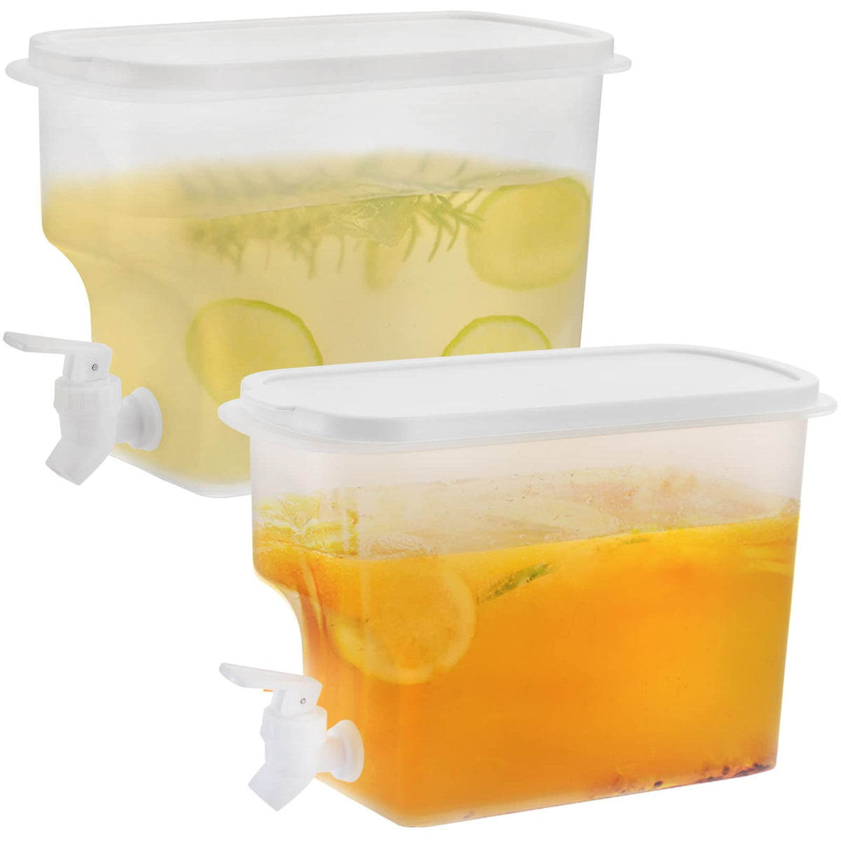 Jucoan dispensador de bebidas; dos unidades para fiestas y bebidas frías.