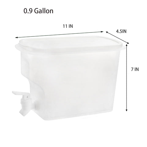 Jucoan dispensador con grifo ergonómico facilita servir sin goteos.