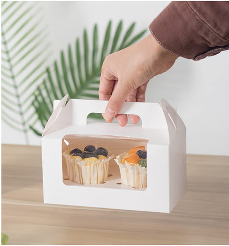 Jucoan empaque de papel kraft para repostería seguro y resistente