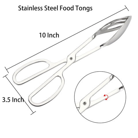 Pinzas Jucoan con diseño de tijera para ensaladas