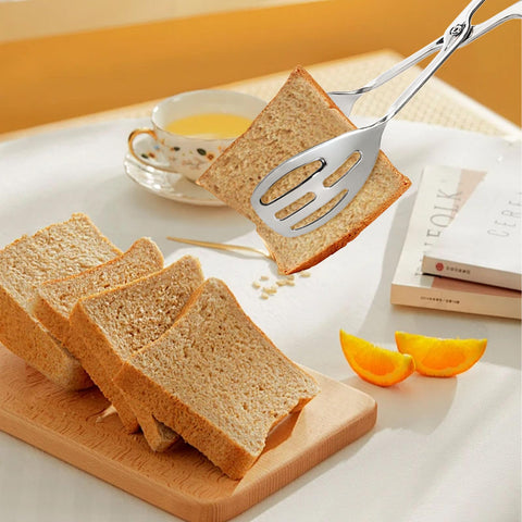 Pinzas Jucoan para servir carnes y postres con precisión