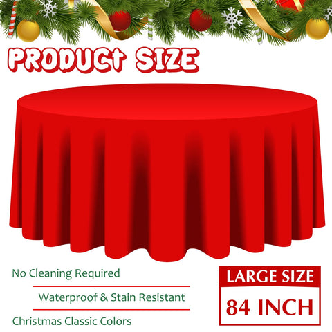 Mantel navideño blanco de Juexica, combina con cualquier decoración
