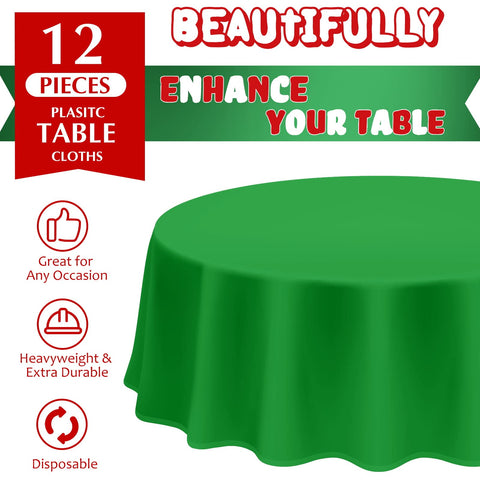 Mantel plástico desechable para fiestas de Juexica, facilita la limpieza