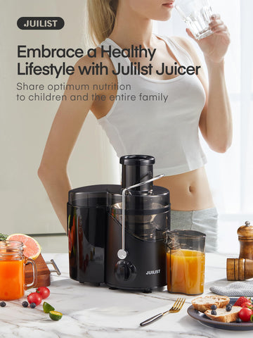 Juilist extractor de jugos, jugos consistentes y fáciles de preparar.