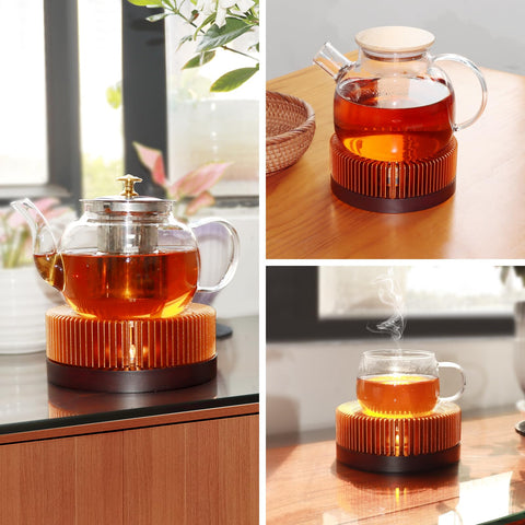 JUKFITA iluminación cálida crea atmósfera agradable al servir té o café