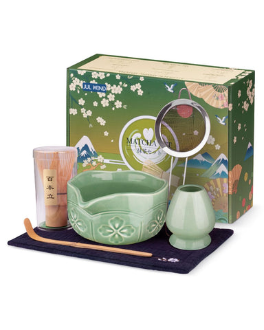 JUL WIND batidor de bambú para matcha, espumado suave y rápido