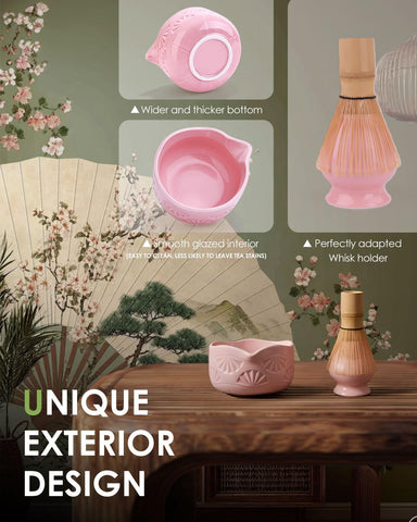 JUL WIND chashaku de bambú, dosifica el matcha con precisión