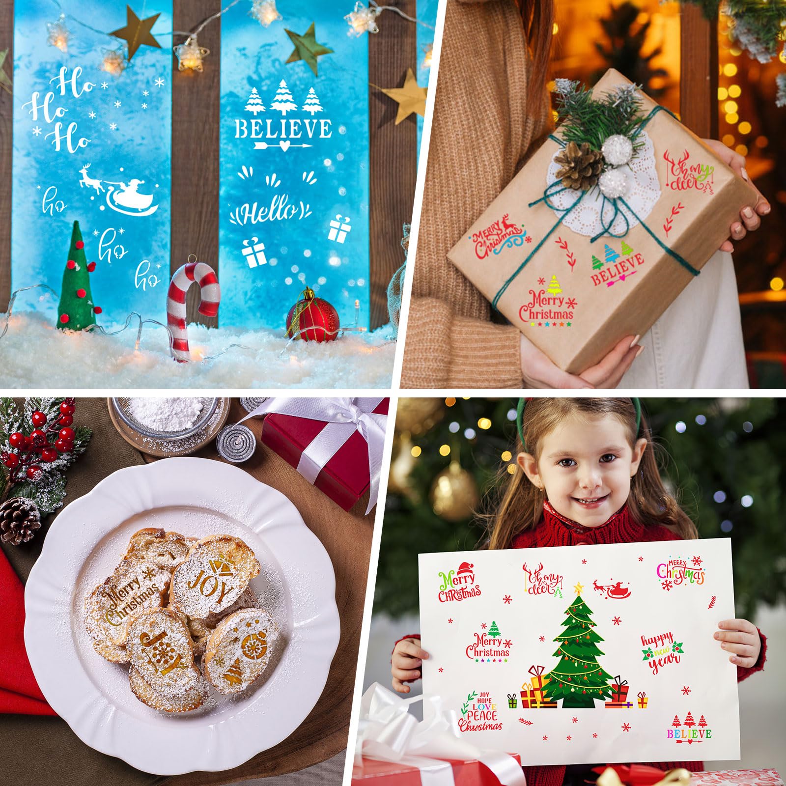 JULBEAR uso fácil con glaseado para decoraciones limpias y precisas