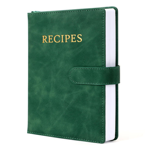 Portada de cuero impermeable de JULEASEL protege tus recetas favoritas.