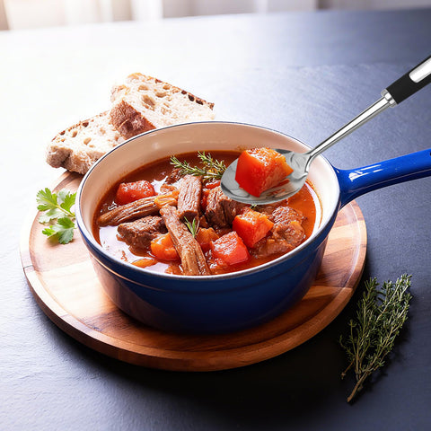 Cucharón JULIPRO para servir en comidas y banquetes, diseño práctico