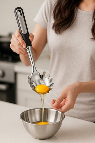 Dientes profundos para pasta JULIPRO facilitan recoger espagueti