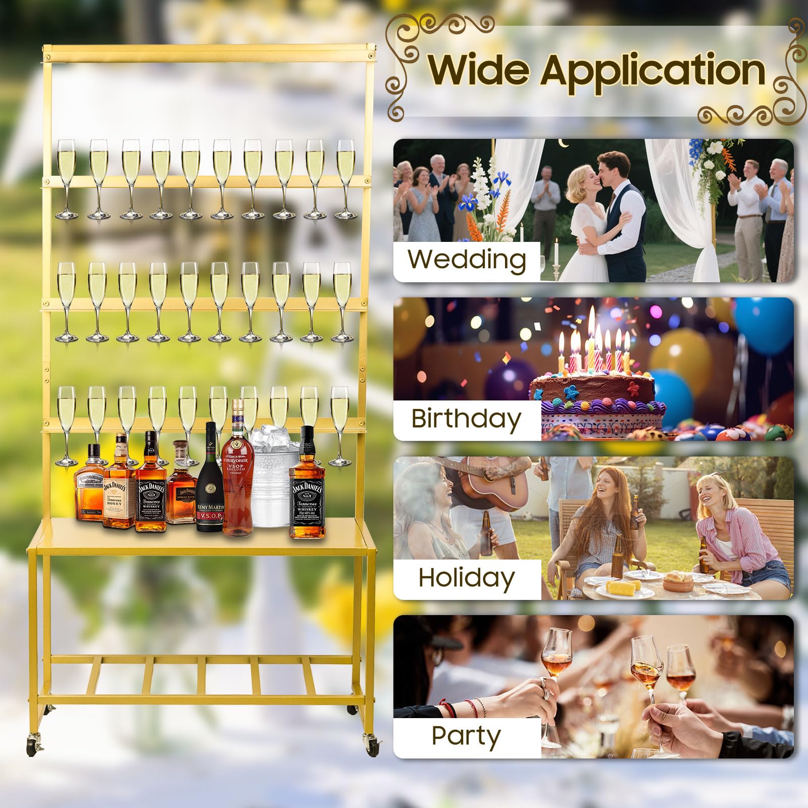 Julymoda uso-eventos-bodas-navidad, ideal para ceremonias y festejos en interiores