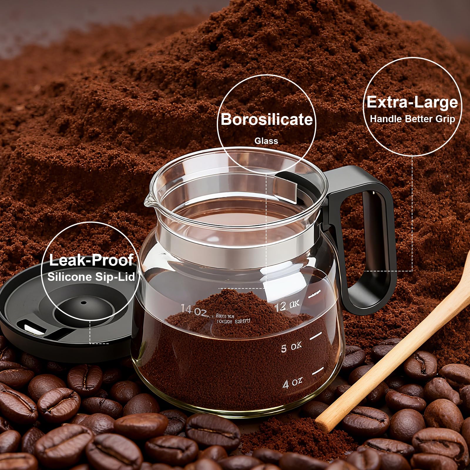 Julyxi taza mini cafetera apta para lavavajillas, limpieza sin esfuerzo.