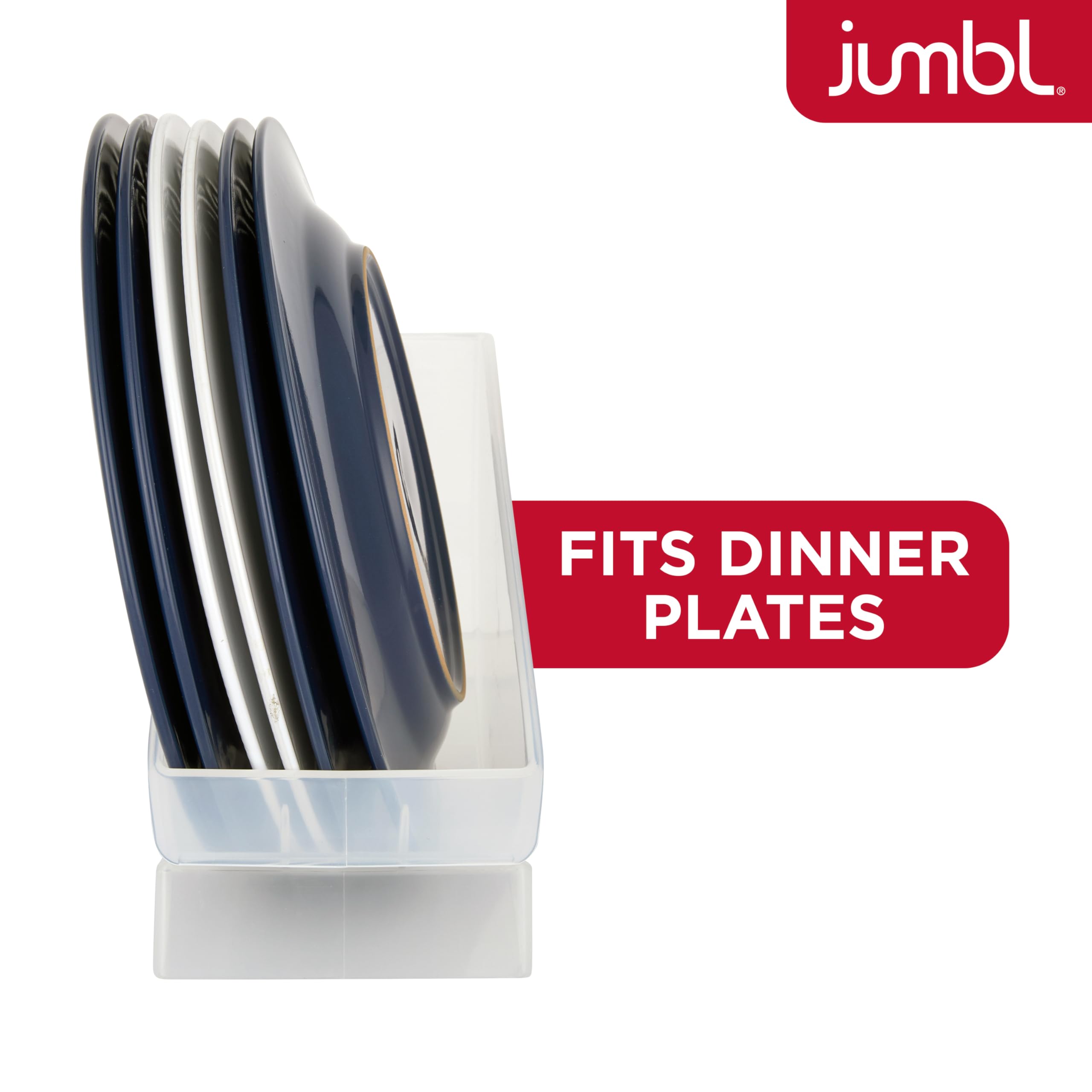 Jumbl: incluye 1 soporte para plato de cena de 10 pulgadas.