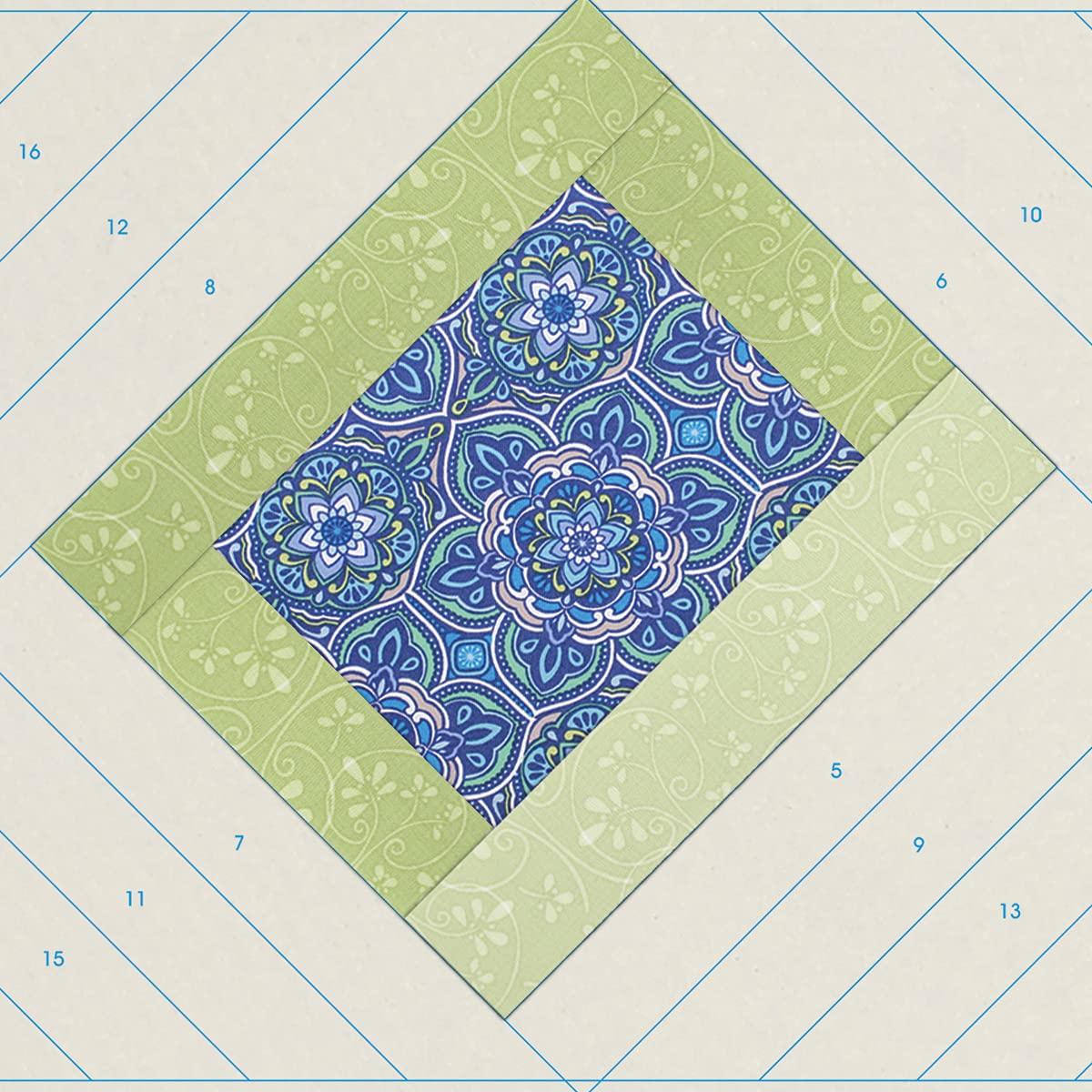 June Tailor acolchado 80-20 para manteles, acabado duradero