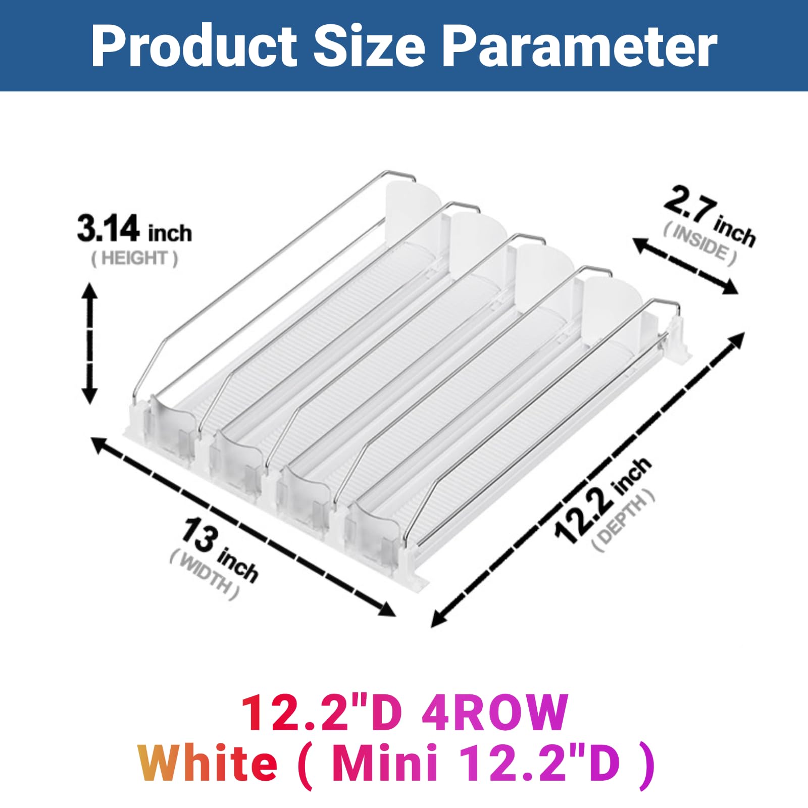 Dispenser de JUNMEI para latas 12–20 oz con empuje automático