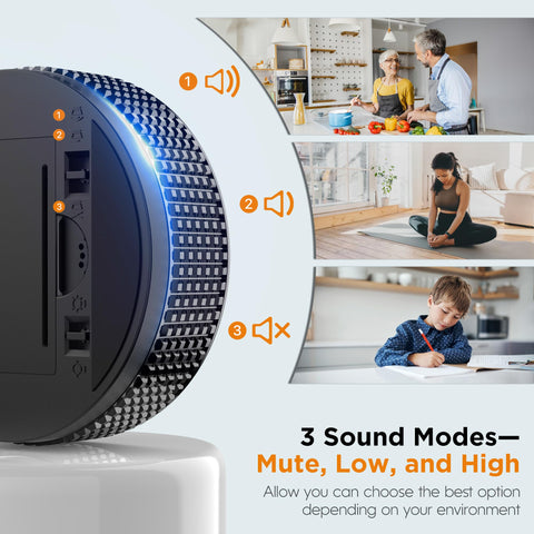 JUNVIL temporizador con modos conteo y conteo regresivo para entreno o estudio