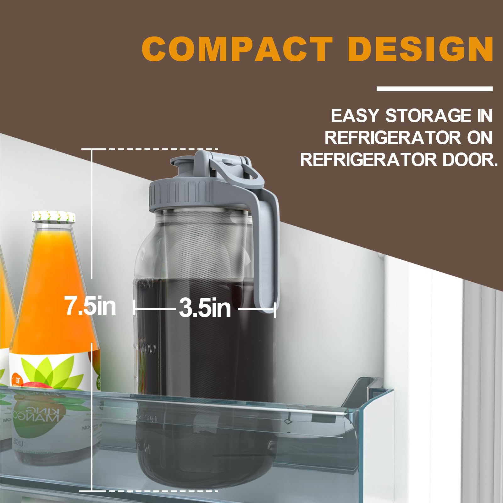 Mango ergonómico JunVpic para un agarre cómodo durante servir