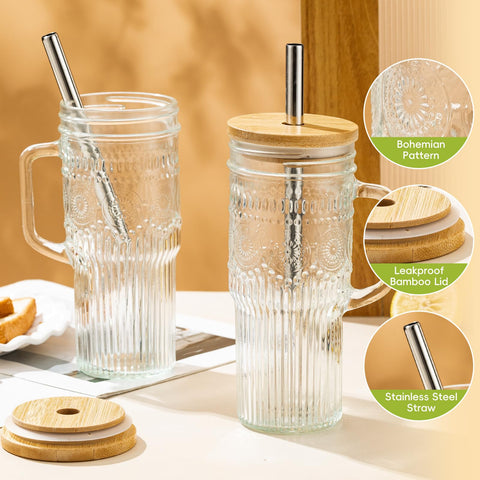 Vaso JunVpic con tapa plástica para bebidas frías.
