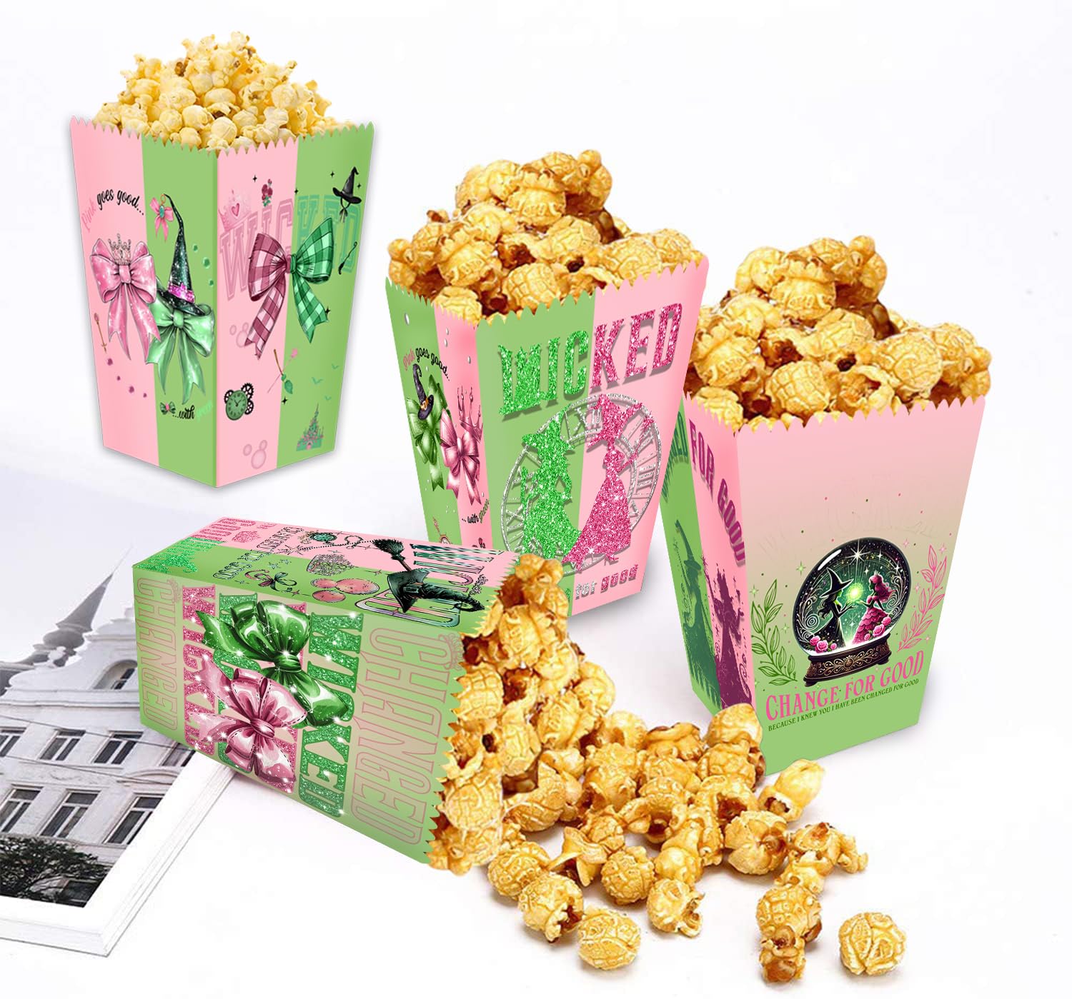 Junyaoii ensamble fácil de cajas, montaje rápido para la mesa de dulces.