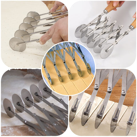 Juome cuchillas de acero inoxidable 304, duraderas y fáciles de limpiar.