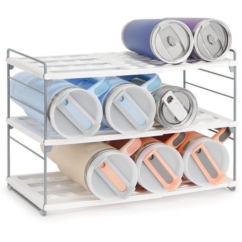 JUPELI organizador de botellas 40oz para mantener las botellas ordenadas.