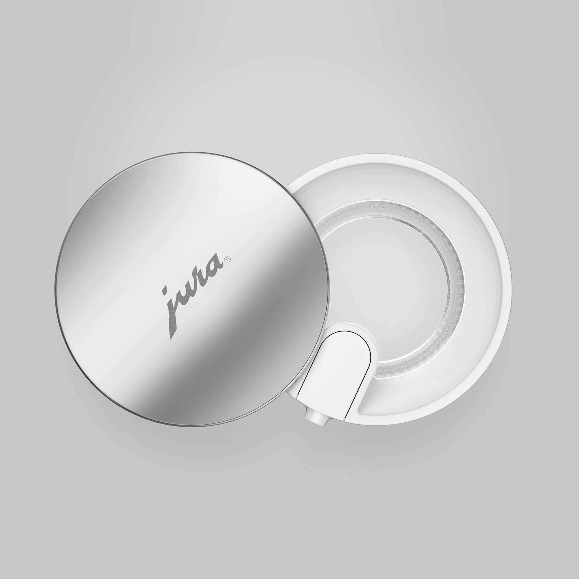 JURA adaptadores de silicona blanco y negro para indicar tipo de leche
