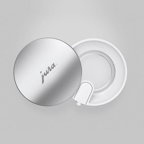 JURA adaptadores de silicona blanco y negro para indicar tipo de leche