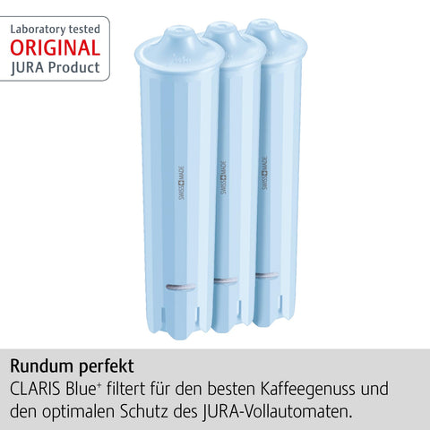 Jura CLARIS Blue+ depósito natural estabiliza el agua en el tanque