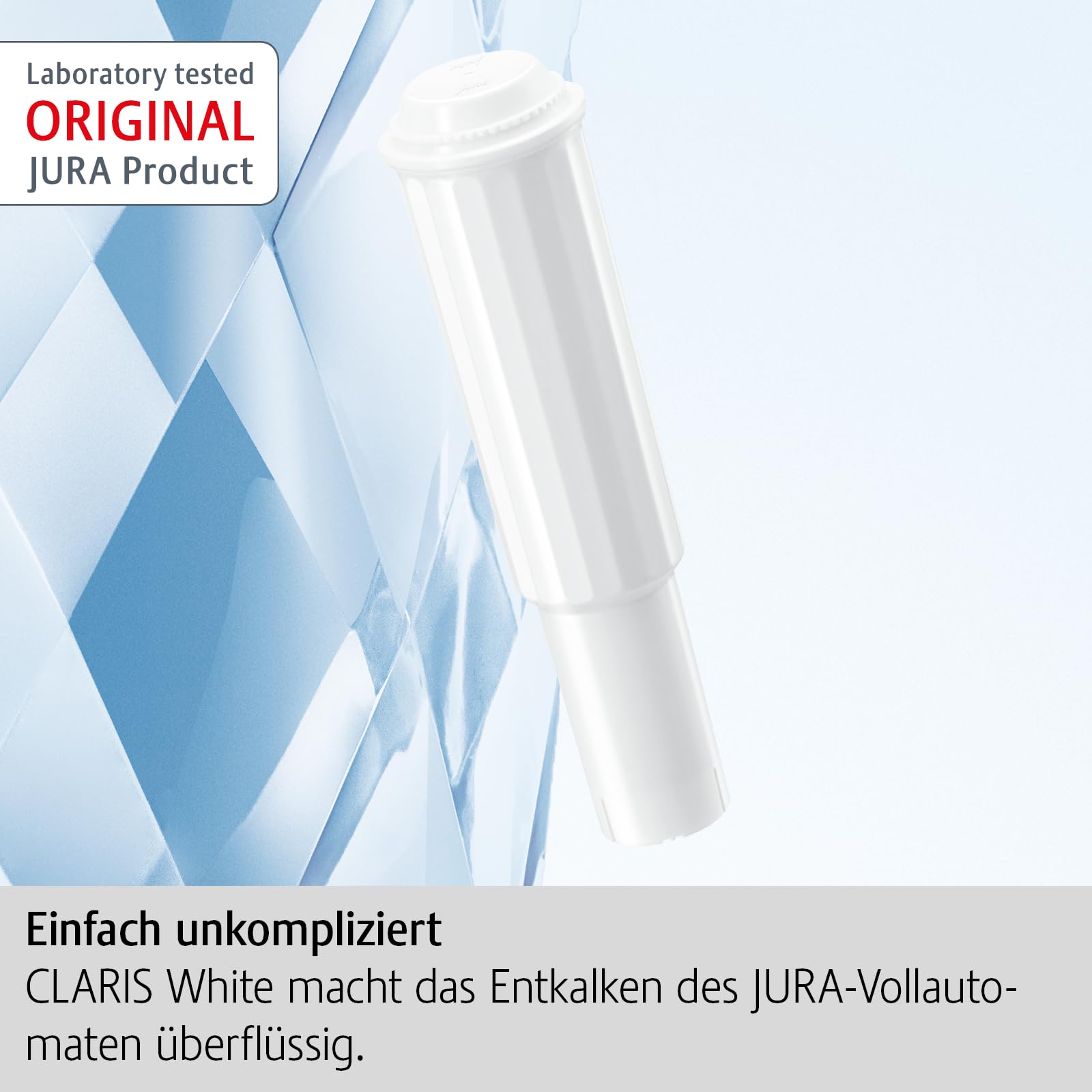 JURA CLARIS White: sabor del café más claro con agua fresca.