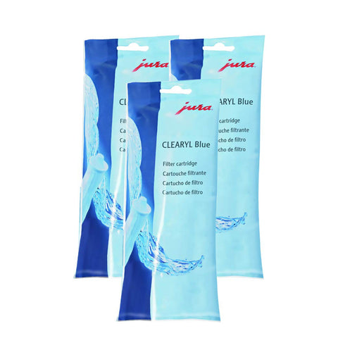 Jura Clearyl Claris: set de 3 filtros para agua de espresso y mantenimiento.
