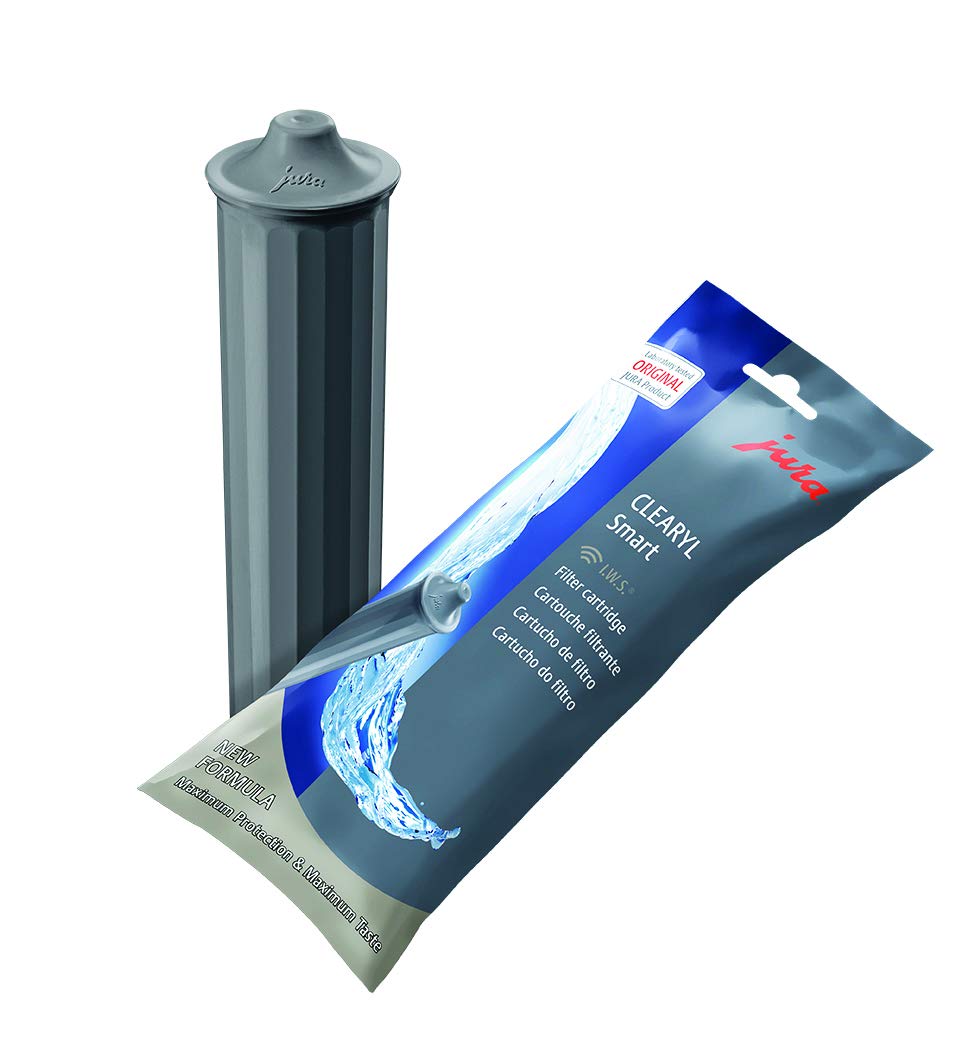 Cartucho Jura CLEARYL Smart gris para cafetera, filtración eficiente y protección contra la cal