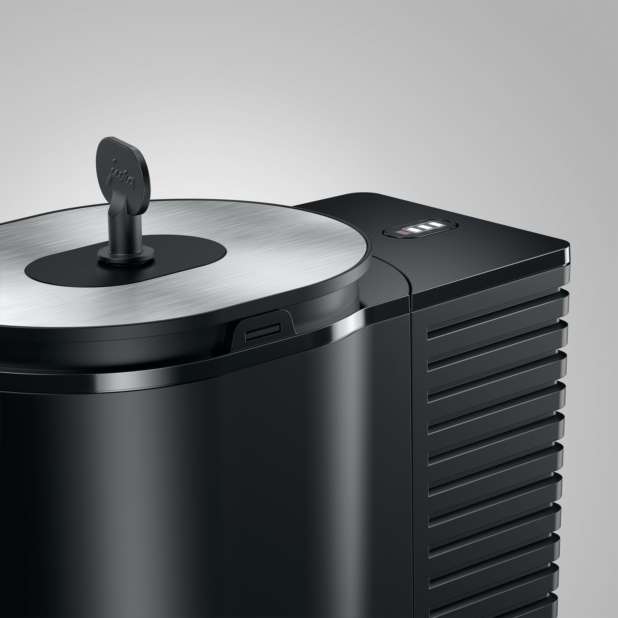 Jura Cool Control recipiente de leche de acero inoxidable, mantiene higiene y facilita limpieza.
