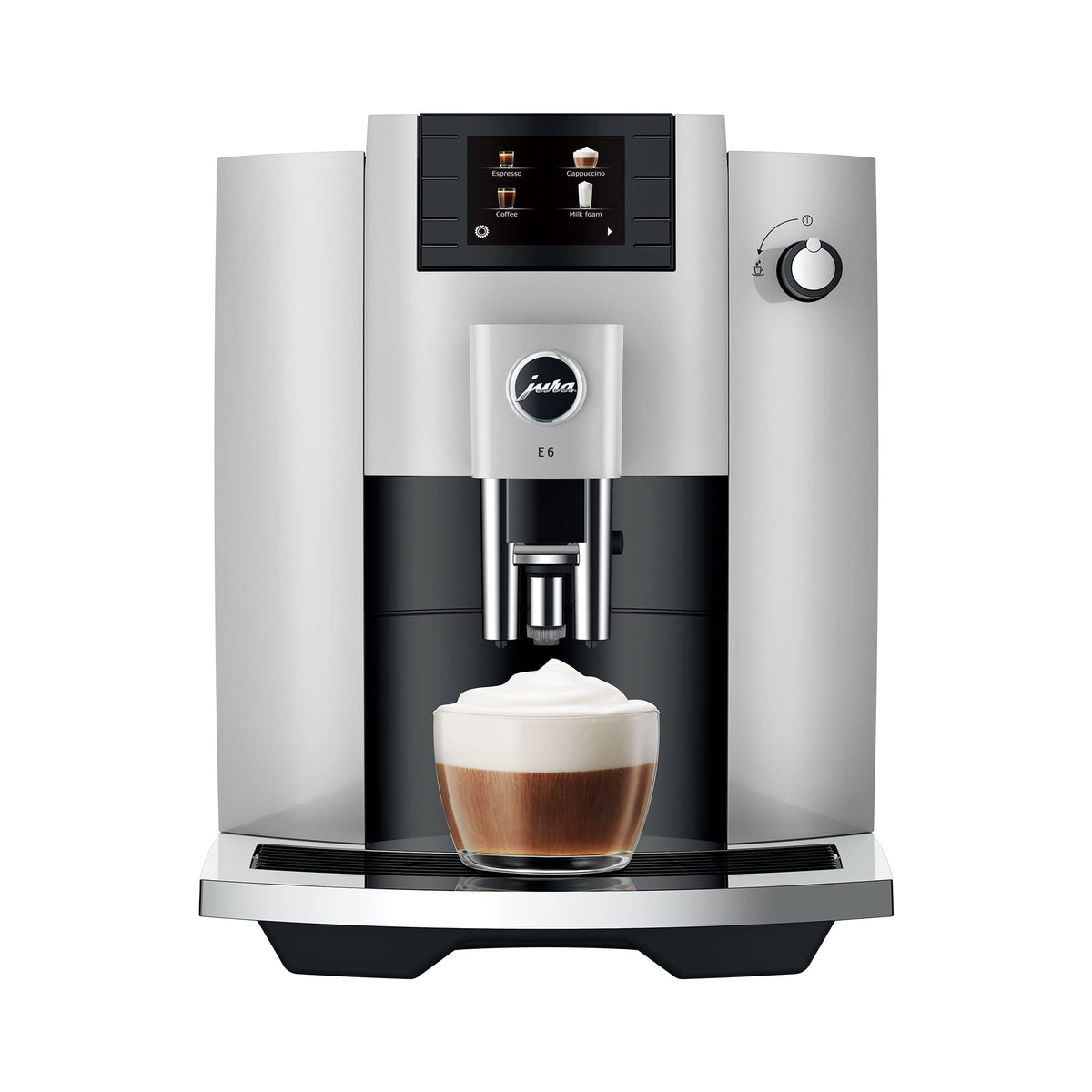 JURA E6 Platinum 15465, molinillo profesional, aroma más intenso en la taza.