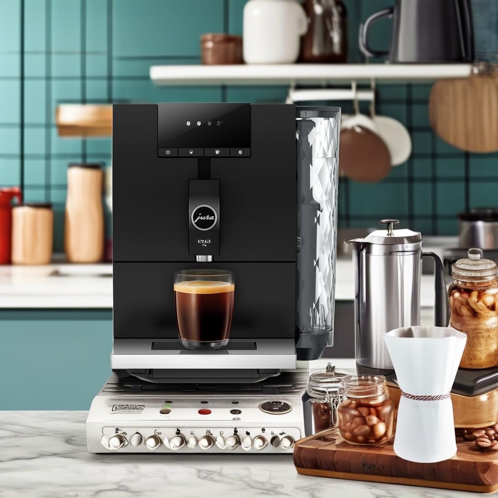 JURA ENA 4, proceso de extracción por pulso para café expreso intenso.