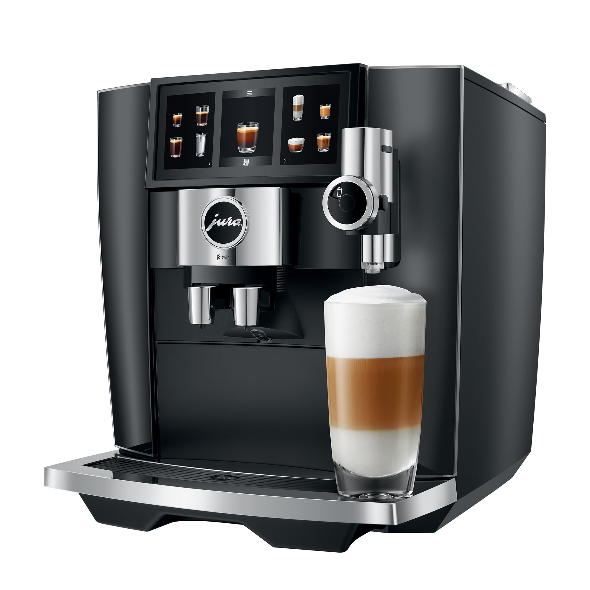 Función espuma dulce de Jura J8 Twin añade textura cremosa al café.