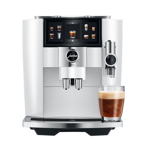 Jura J8 Twin panel panorámico de 6,7 pulgadas facilita la selección de bebidas