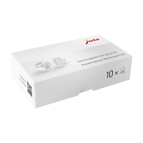 Boquilla de leche reemplazable CX3 de JURA, pack de 10 para recambio.