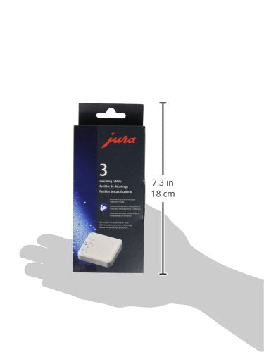 Tabletas dentro de la máquina de café Jura muestran uso directo y fácil.