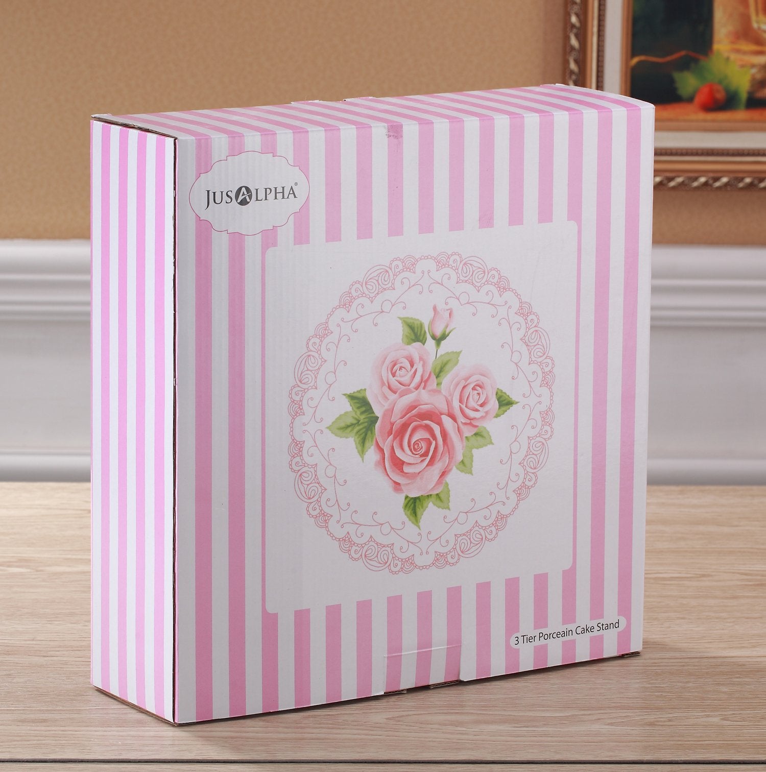 Jusalpha caja regalo con cuchara de azúcar incluida, lista para regalar.