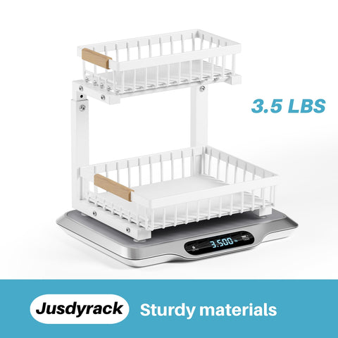 Jusdyrack-ajuste-de-altura-5-niveles se adapta a diferentes gabinetes