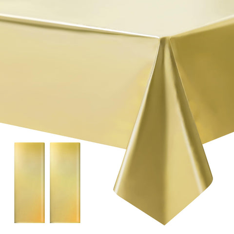 Just Shimmer mantel oro-mate 40x108: protege la mesa con acabado elegante.