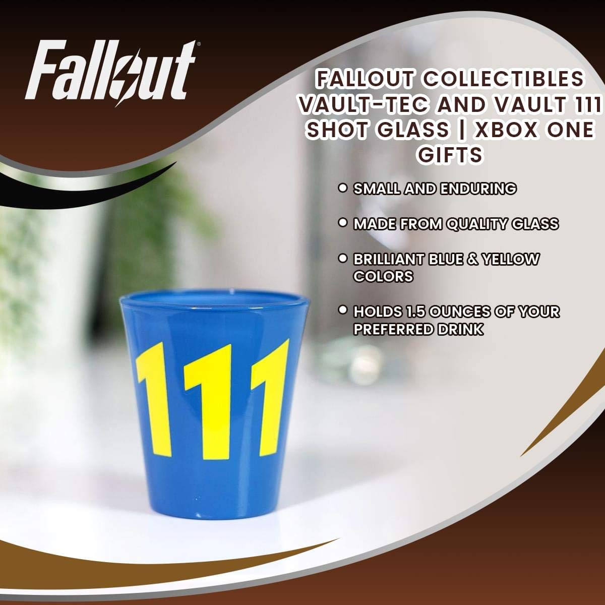 JUST FUNKY Fallout vaso regalo para coleccionistas y fanáticos.