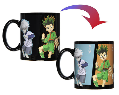 JUST FUNKY Hunter X Hunter taza cerámica 16 oz, resistente y apta para uso diario.