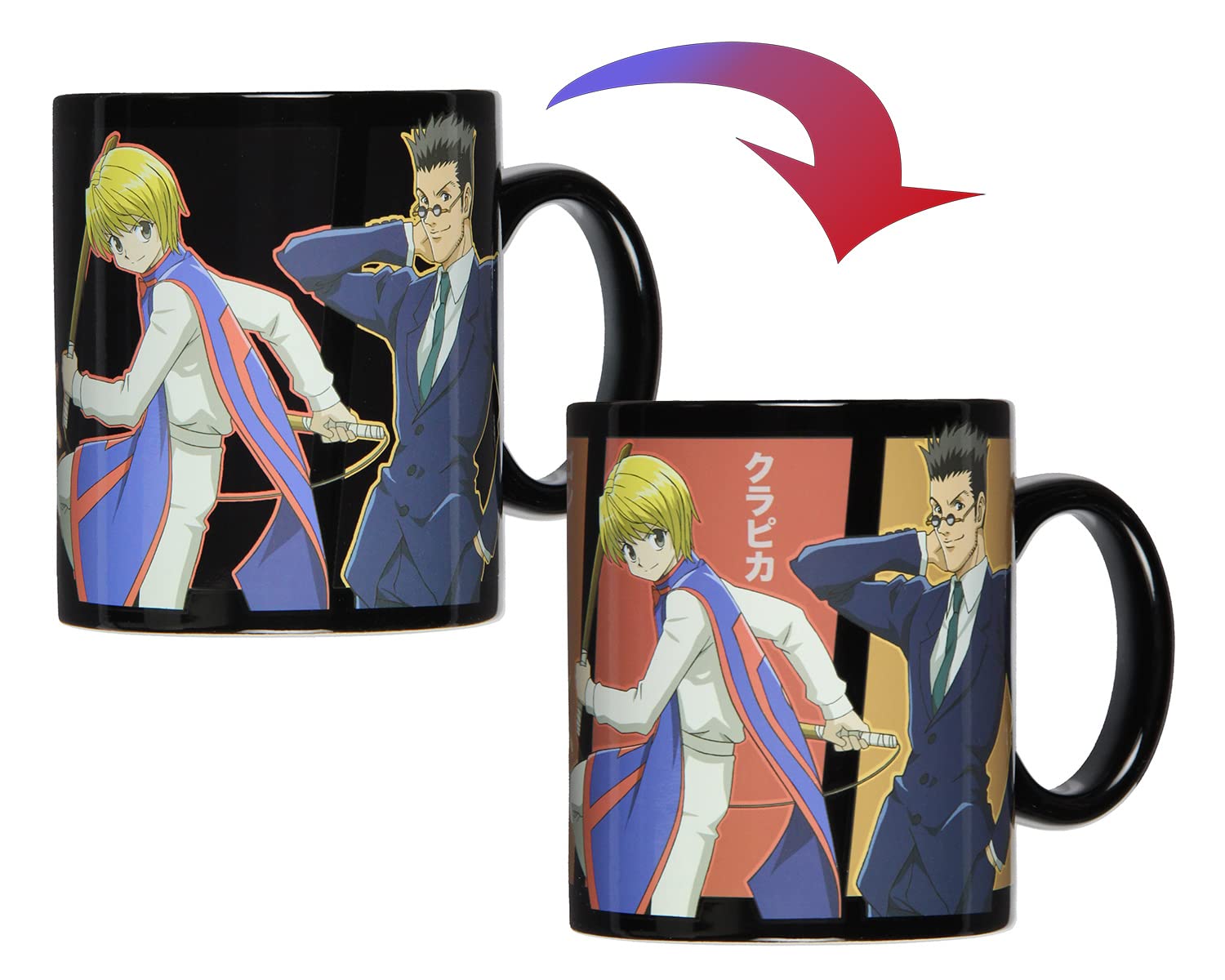 Just Funky Hunter X Hunter diseño con Gon, Killua, Kurapika y Leorio, perfecto para colección.