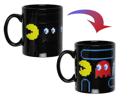 Just Funky Pac-Man: diseño con fantasmas para momentos de café.